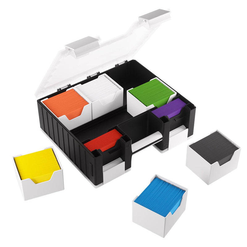 Load image into Gallery viewer, Game Genic Game Castle Black/White/Clear for TCG and CCG - Cobbco
