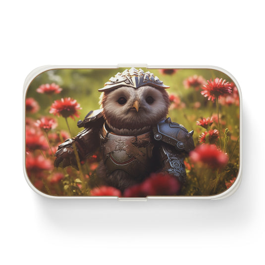 Design Series Fantasy RPG - Owlbear Warrior #2 Bento Lunch Box , Cute Monsters, Nerdy Gift Idea, Dungeons and Dragons Inspired