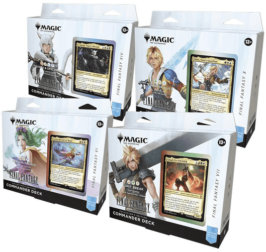 Universes Beyond: FINAL FANTASY - Commander Collector Case 4 Units - (FIN) PRE - ORDER - Cobbco