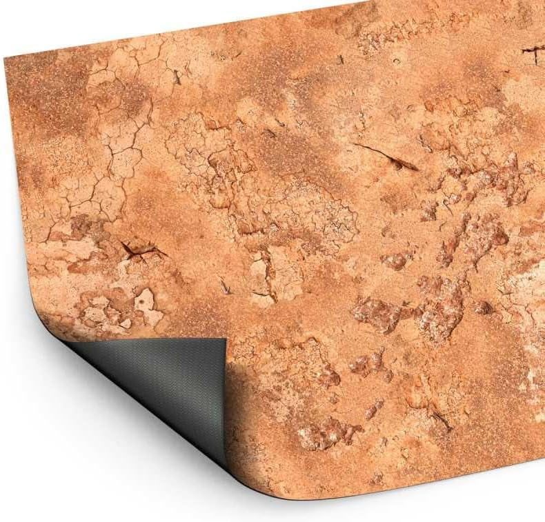 Load image into Gallery viewer, Green Stuff World Wargame Mat, Dreadrock Badlands, Neoprene Battle Surface, Anti-Slip Backing, 48x70 Inch, with Carrying Bag - 6343
