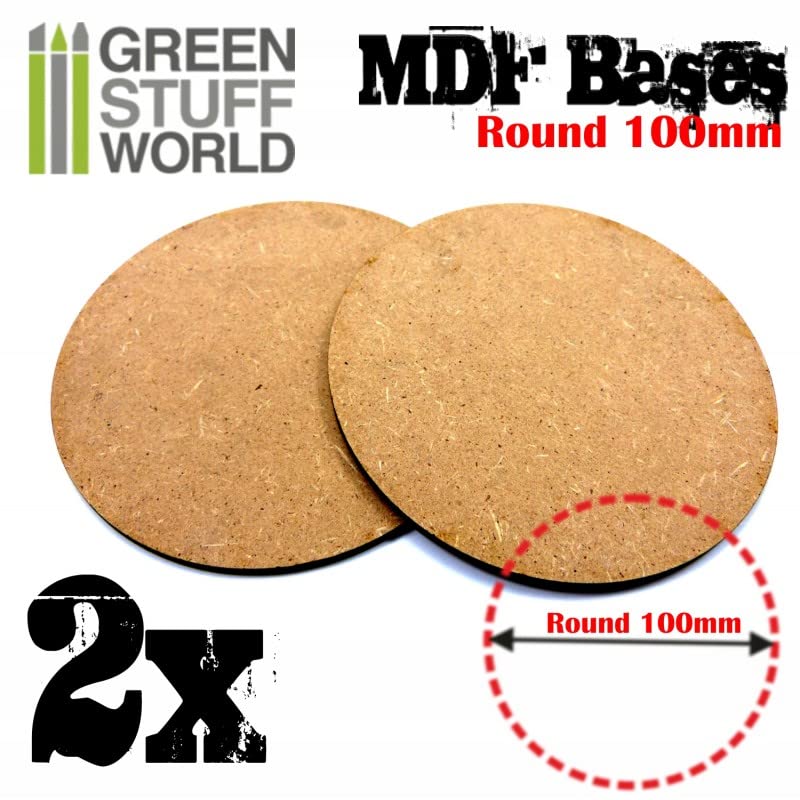 Load image into Gallery viewer, Green Stuff World 100mm Round MDF Bases
