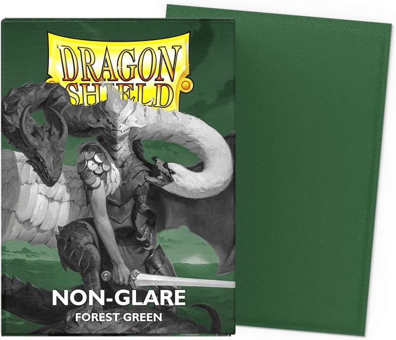 Load image into Gallery viewer, Dragon Shield Standard Size Card Sleeves – Matte Green No Glare 100CT - Cobbco
