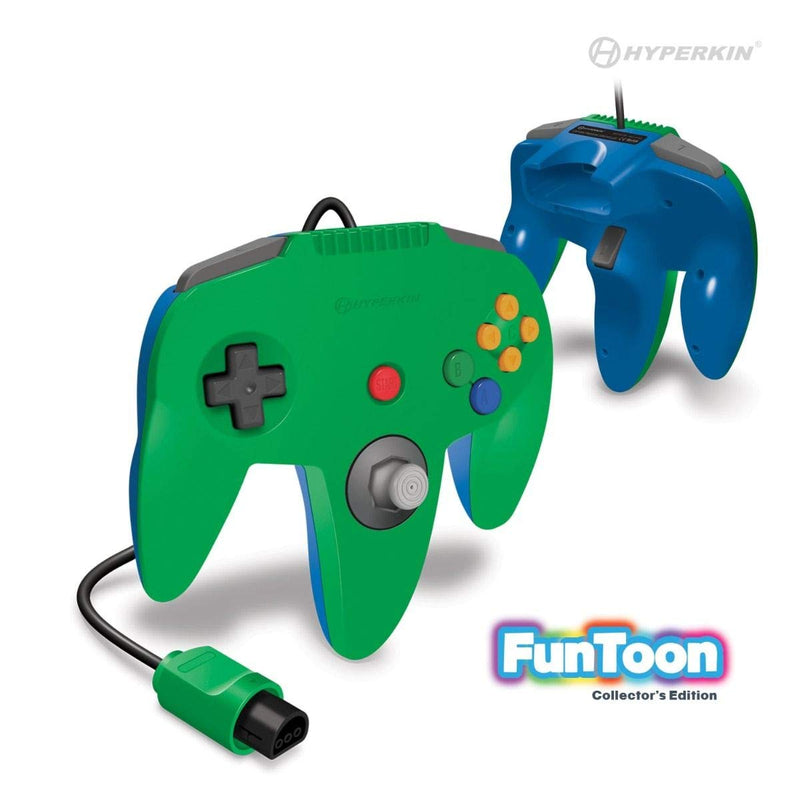 Load image into Gallery viewer, Hyperkin M07260 - HG Captain" Premium Controller For N64 Funtoon Collector's Edition (Hero Green) - Cobbco

