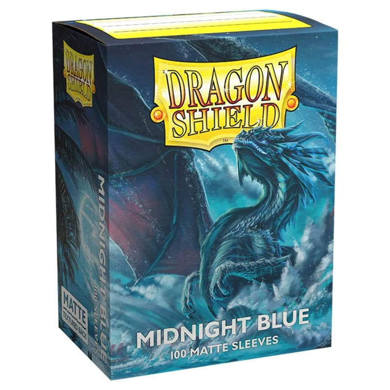 Load image into Gallery viewer, Dragon Shield Sleeves – Matte Midnight Blue 100 CT – Card Sleeves - Smooth &amp; Tough - Cobbco
