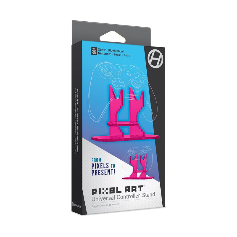 Load image into Gallery viewer, Pixel Art Universal Controller Stand for Xbox®/PlayStation®/Nintendo Switch®/More(Pink) - Hyperkin - Cobbco
