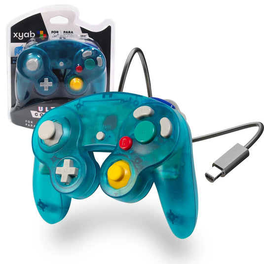 XYAB Ultimate NGC Joystick Controller for use with GameCube and Wii - ICE BLUE - Cobbco