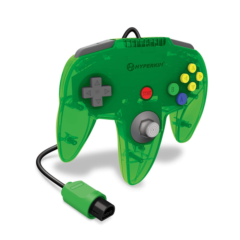 Load image into Gallery viewer, Hyperkin "Captain" Premium Controller for N64 (Lime Green) - Nintendo 64 - Cobbco
