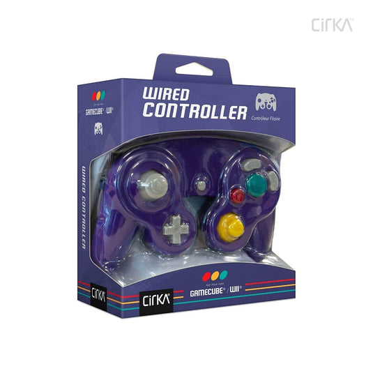 CirKa M05819-PUBK Wired Controller (Purple Black) For GameCube® / Wii®