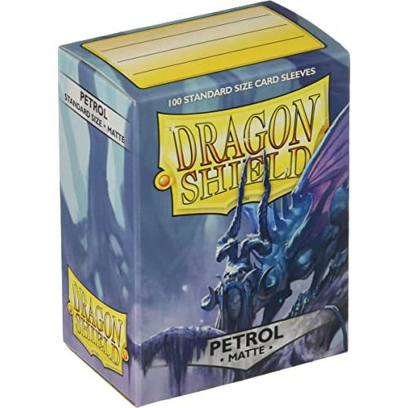 Load image into Gallery viewer, Arcane Tinmen Dragon Shield Deck Protective Sleeves for Gaming Cards, Standard Size (100 Sleeves), Matte Petrol
