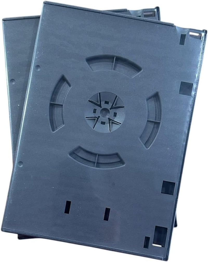 Load image into Gallery viewer, Replacement Case for Nintendo Gamecube Games Replaces Clear Retail Game Case, with Clear Cover for Box Art. - Black - Cobbco
