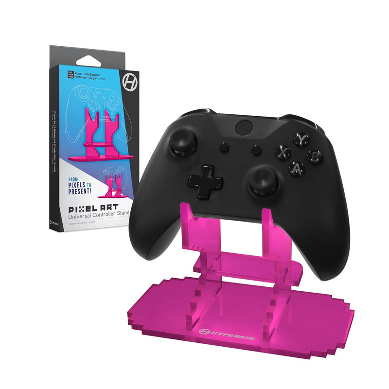 Load image into Gallery viewer, Pixel Art Universal Controller Stand for Xbox®/PlayStation®/Nintendo Switch®/More(Pink) - Hyperkin - Cobbco
