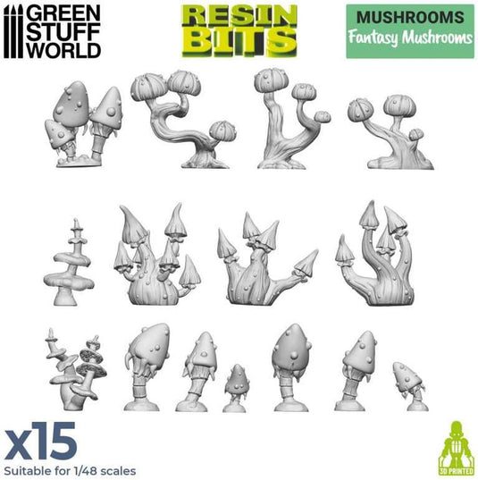 Fantasy Mushroom Set by Green Stuff World