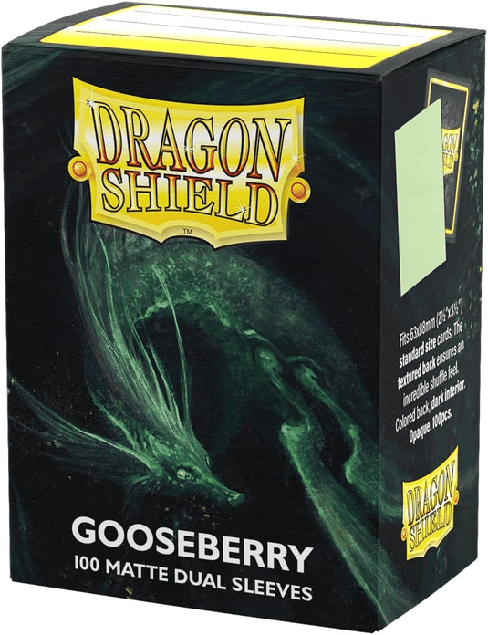 Dragon Shield Standard Size Card Sleeves – Matte Dual Gooseberry 100CT - Cobbco