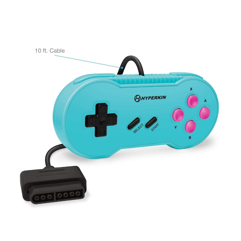 Load image into Gallery viewer, Hyperkin "Scout" Premium Controller for Super NES (Hyper Beach) Funtoon Collector's Edition - Super NES - Cobbco
