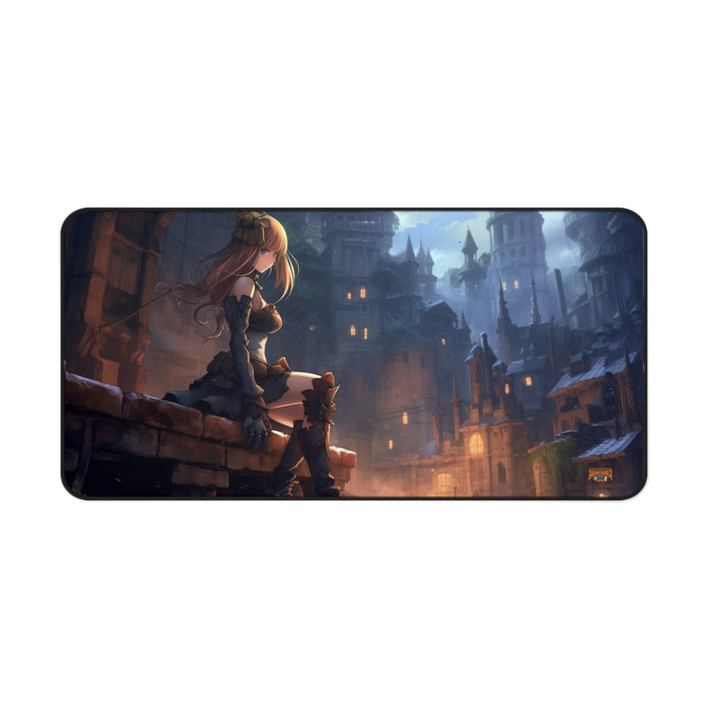 Load image into Gallery viewer, Design Series High Fantasy RPG - Female Adventurer #9 Neoprene Playmat, Mousepad for Gaming
