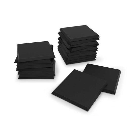 Green Stuff World Black Plastic Bases Square 30mm 12772 - Cobbco