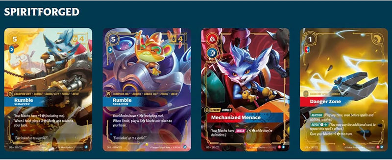 Load image into Gallery viewer, Riftbound: League of Legends TCG Spiritforged - Champion Deck: Rumble - Ready - to - Play Character, Trading Card Game, Deck - Building, Units &amp; Spells - Cobbco
