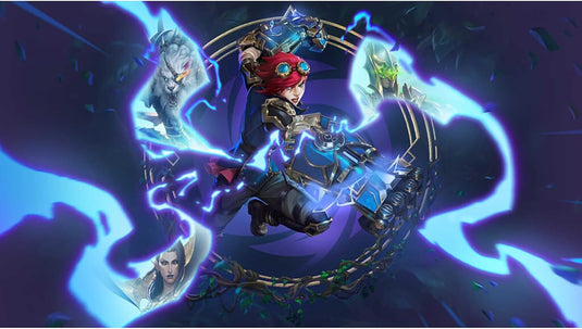 Riftbound: League of Legends TCG Unleashed - Booster Display - 24 Booster Packs (14 Cards Ea), Deck - Building Trading Card Game, Randomly Assorted - Cobbco