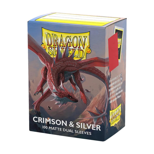Dragon Shield | Matte Dual Standard Size Card Sleeves | 100ct - Smooth & Tough Premium TCG Sleeves - Compatible with Pokemon, One Piece, and Magic: The Gathering | Apple Green & Silver - Cobbco