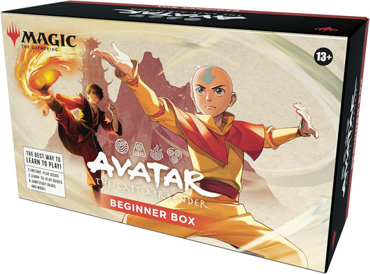 Magic: The Gathering | Avatar: The Last Airbender Beginner Box | 2 - Player Card Game (Includes 2 Tutorial Decks, 8 Themed Decks, 2 Playmats, 2 Spindowns, and More) - Cobbco