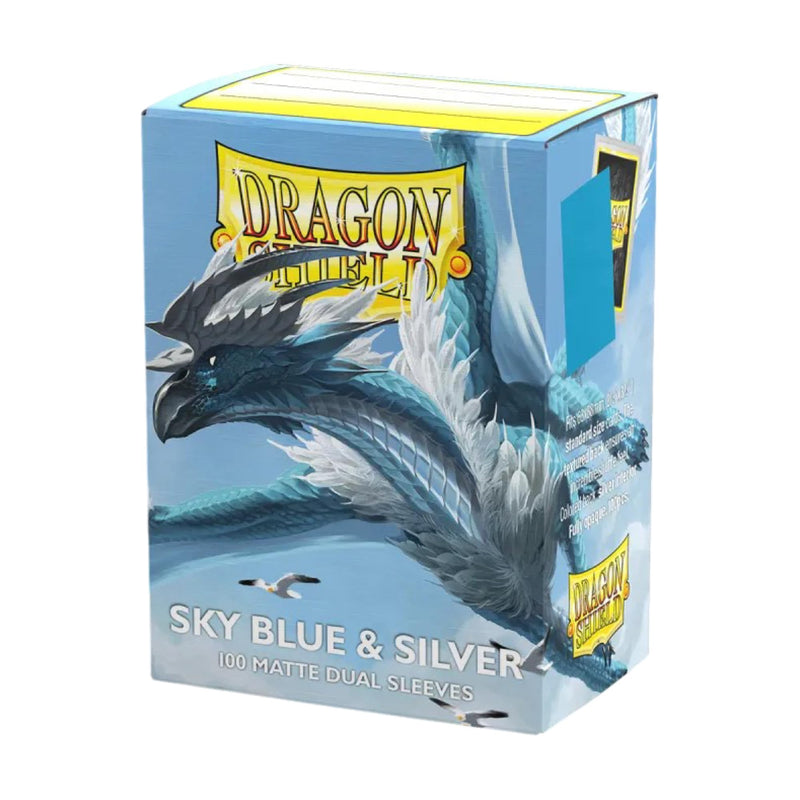 Load image into Gallery viewer, Dragon Shield | Matte Dual Standard Size Card Sleeves | 100ct - Smooth &amp; Tough Premium TCG Sleeves - Compatible with Pokemon, One Piece, and Magic: The Gathering | Apple Green &amp; Silver - Cobbco
