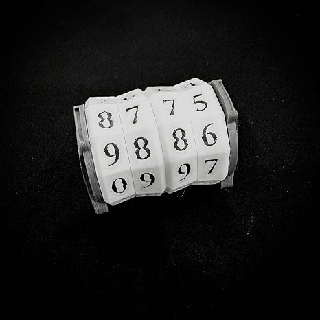 Large Spindown Counter for Tracking Counters, Tokens, and Life - MTG CCG Accessory (Mono White)