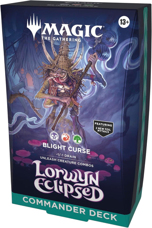 Magic: The Gathering Lorwyn Eclipsed - Commander Deck | Blight Curse - Cobbco