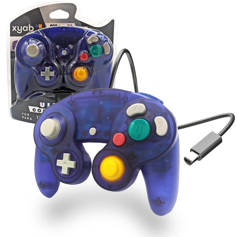 Load image into Gallery viewer, XYAB Ultimate NGC Joystick Controller for use with GameCube and Wii - Grape Purple - Cobbco
