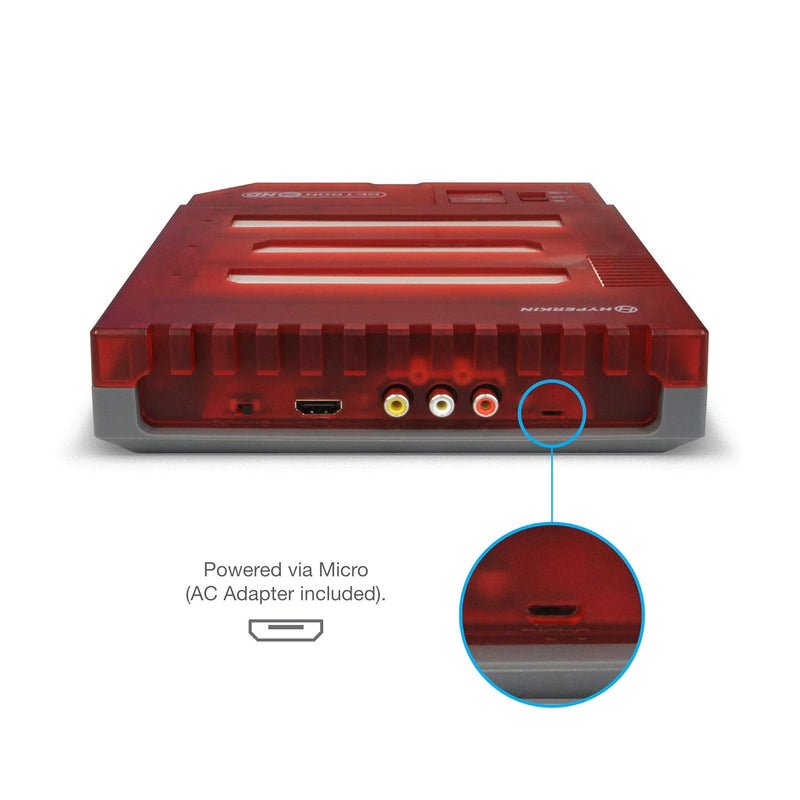Load image into Gallery viewer, Hyperkin RetroN 3 HD 3-in-1 Retro Gaming Console for NES, Super Famicom, and Genesis/Mega Drive (Jasper Red) - Super NES
