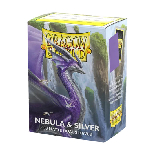 Dragon Shield | Matte Dual Standard Size Card Sleeves | 100ct - Smooth & Tough Premium TCG Sleeves - Compatible with Pokemon, One Piece, and Magic: The Gathering | Apple Green & Silver - Cobbco