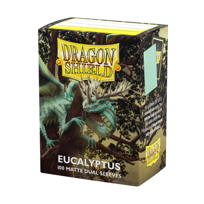 Load image into Gallery viewer, Dragon Shield | Matte Dual Standard Size Card Sleeves | 100ct - Smooth &amp; Tough Premium TCG Sleeves - Compatible with Pokemon, One Piece, and Magic: The Gathering | Apple Green &amp; Silver - Cobbco
