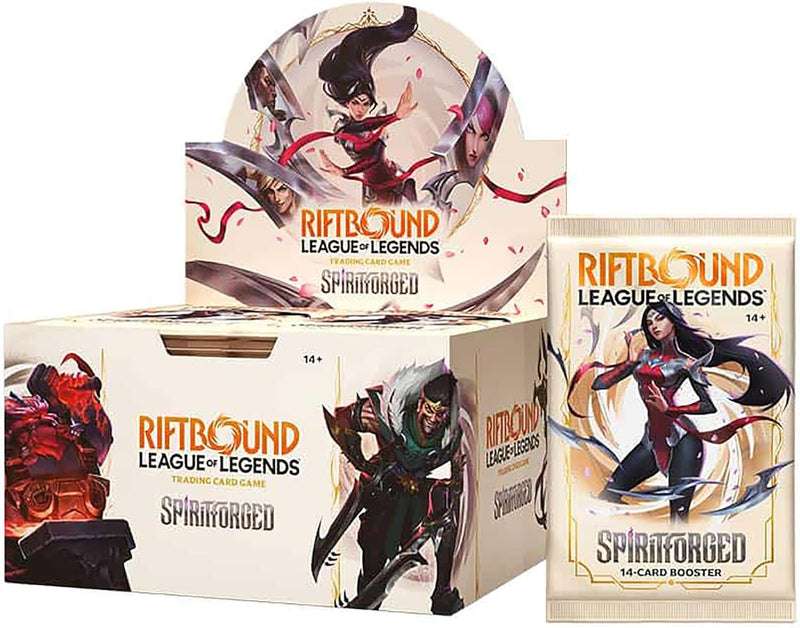 Load image into Gallery viewer, Riftbound: League of Legends TCG Spiritforged - Booster Display - 24 Booster Packs (14 Cards Ea) - Cobbco
