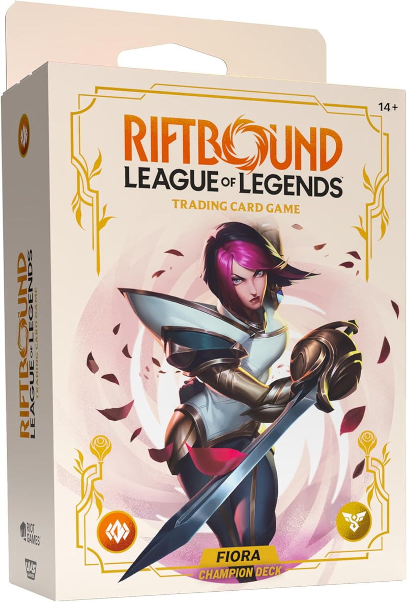 Load image into Gallery viewer, Riftbound: League of Legends TCG Spiritforged - Champion Deck: Fiora - Ready - to - Play Character, Trading Card Game, Deck - Building, Powerful Stat Boosts - Cobbco
