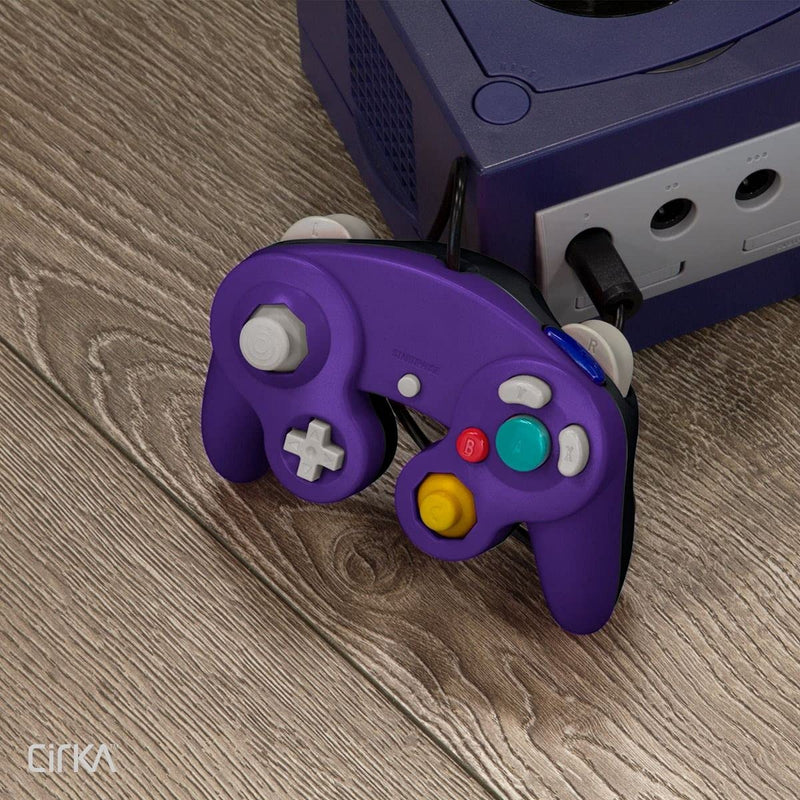 Load image into Gallery viewer, CirKa M05819-PUBK Wired Controller (Purple Black) For GameCube® / Wii®

