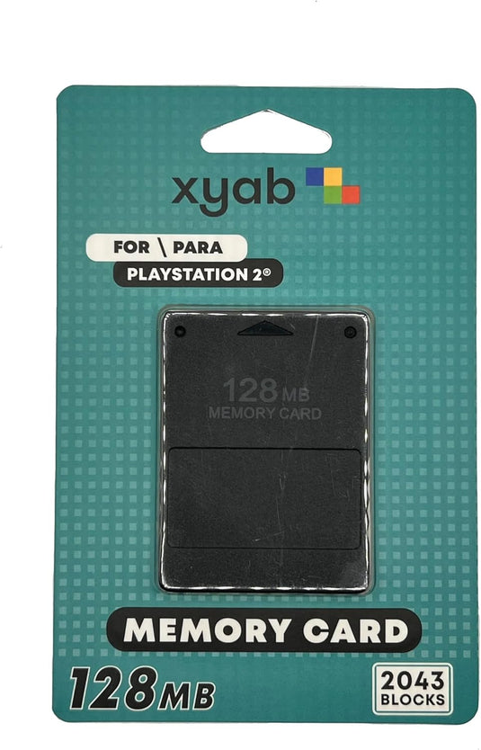 128MB Memory Card for PlayStation 2 PS2 Console – Save Game – New