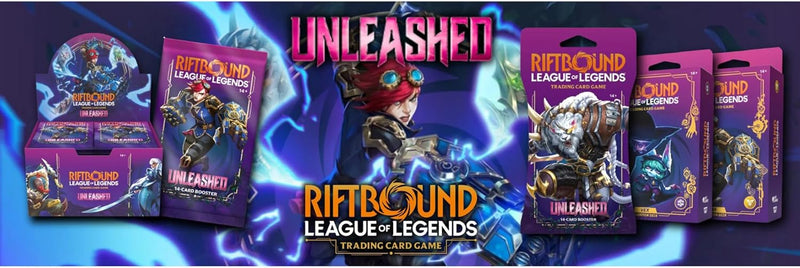 Load image into Gallery viewer, Riftbound: League of Legends TCG Unleashed - Booster Display - 24 Booster Packs (14 Cards Ea), Deck - Building Trading Card Game, Randomly Assorted - Cobbco
