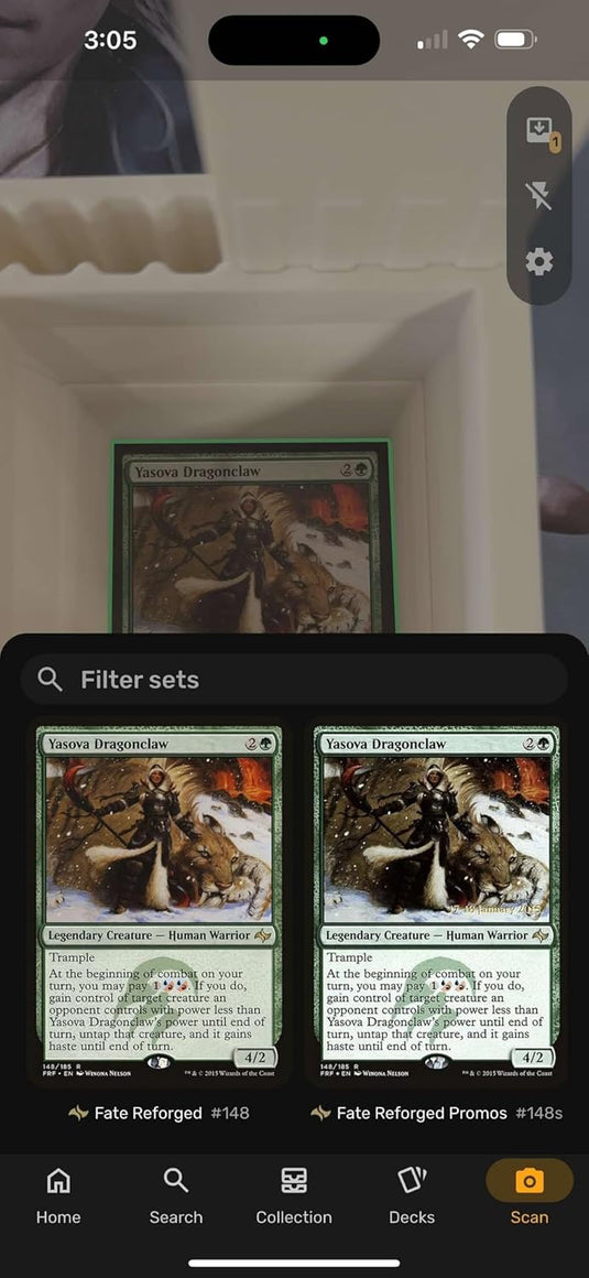 Scan Box – Universal Trading Card Scanning App Stand with Phone Mount & Slide-Out Card Bin | Compatible with TCGplayer, Manabox & More | Made in USA | Rugged & Easy to Use (Scan Box)