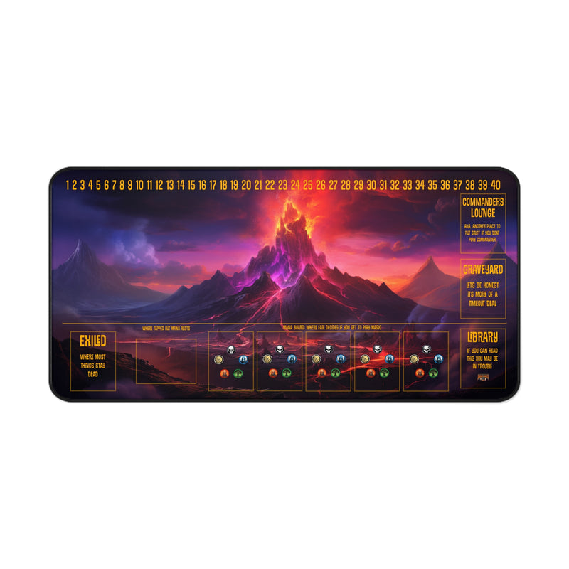 Load image into Gallery viewer, Ultra Edition MTG Playmat 31" x 15.5" Mountain - Fantasy RPG
