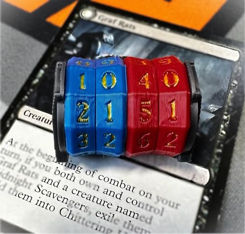 Arena Games Mini Spindown Counter for Tracking Counters, Tokens, and Life - CCG Accessory - Cobbco