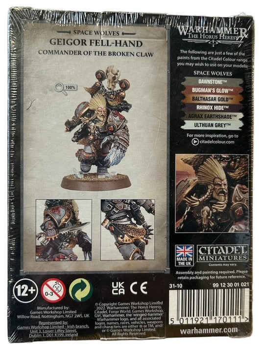 Games Workshop Space Wolves: Geigor Fell-Hand 31-10 Warhammer The Horus Heresy