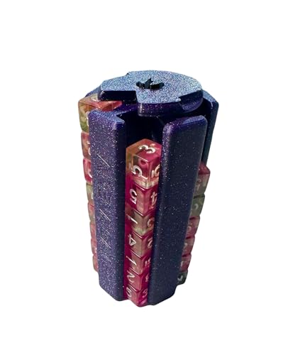 Arena Games Gaming Dice Capsule - Holds 40 12mm 6 Sided dice for Tabletop Gaming - Cobbco