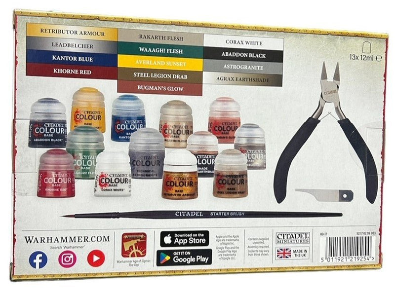 Load image into Gallery viewer, Games Workshop Warhammer Age of Sigmar Paints +Tools Set 80 - 17 - Cobbco
