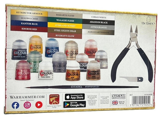 Games Workshop Warhammer Age of Sigmar Paints +Tools Set 80 - 17 - Cobbco
