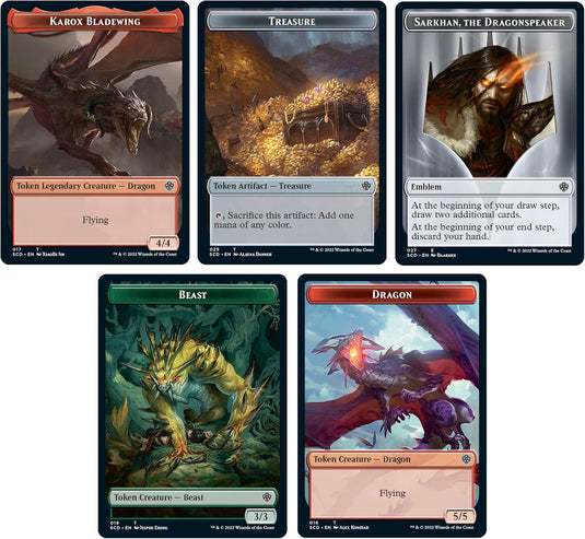 Magic: The Gathering Starter Commander Deck – Draconic Destruction (Red - Green) - Cobbco