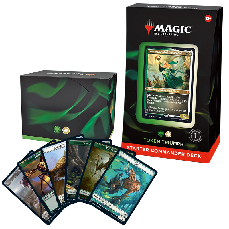 Load image into Gallery viewer, Magic: The Gathering Starter Commander Deck – First Flight (White-Blue) | Ready-to-Play Deck for Beginners and Fans | Ages 13+ | Collectible Card Games
