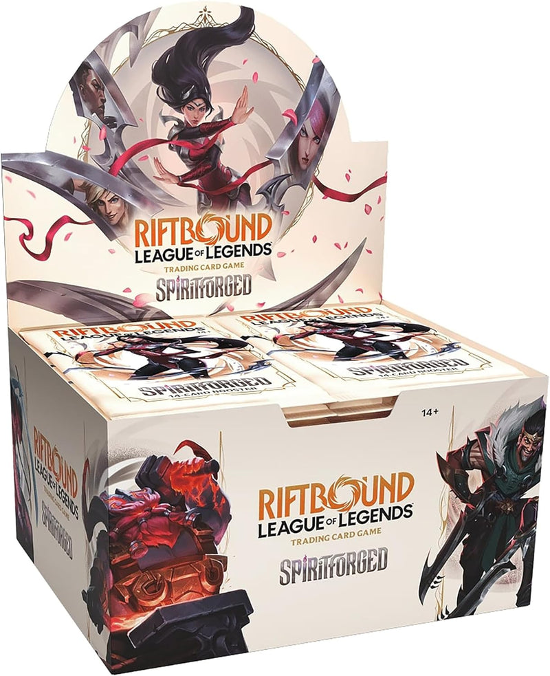 Load image into Gallery viewer, Riftbound: League of Legends TCG Spiritforged - Booster Display - 24 Booster Packs (14 Cards Ea) - Cobbco
