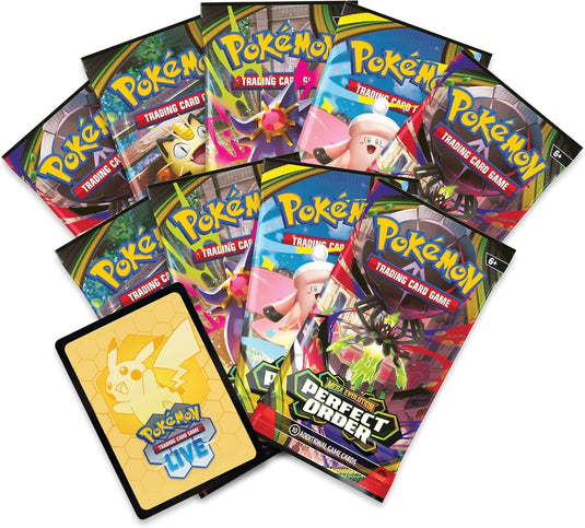 Pokémon TCG: Mega Evolution—Perfect Order Elite Trainer Box - Cobbco