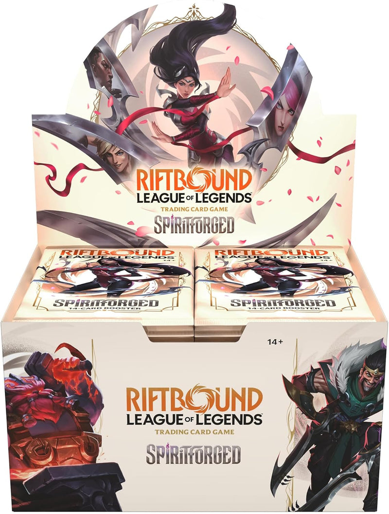 Load image into Gallery viewer, Riftbound: League of Legends TCG Spiritforged - Booster Display - 24 Booster Packs (14 Cards Ea) - Cobbco
