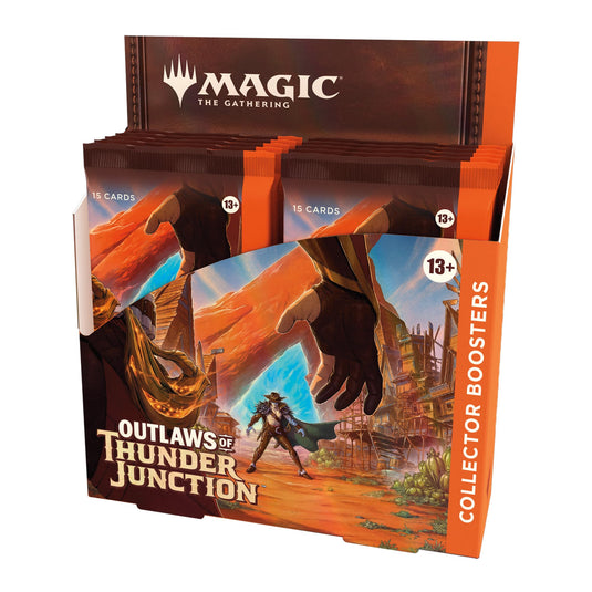 Magic: The Gathering Outlaws of Thunder Junction Collector Booster Box - 12 Packs (180 Magic Cards) - Cobbco