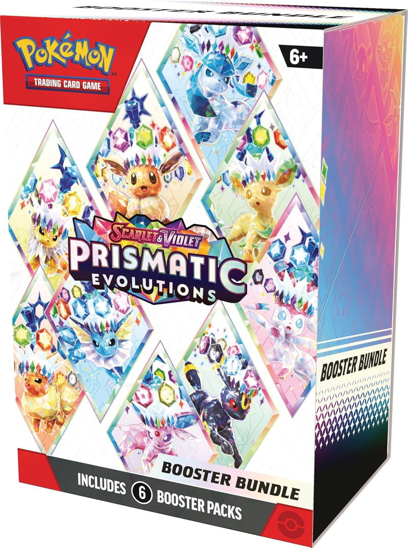 Load image into Gallery viewer, Pokemon TCG: Scarlet &amp; Violet - Prismatic Evolutions Booster Bundle - Cobbco
